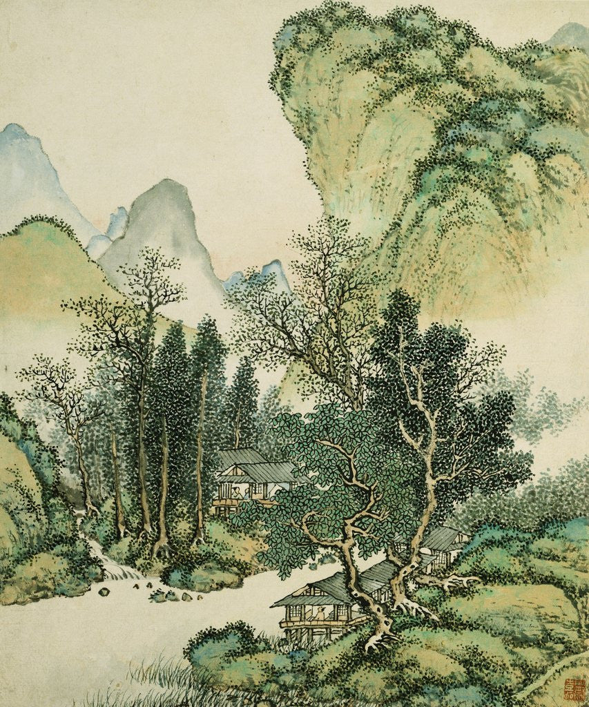 Detail of Landscape by Cai Jia