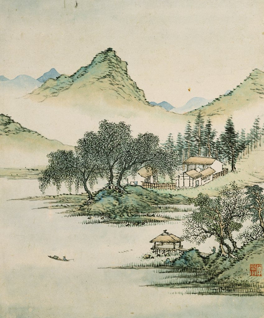 Detail of Landscape by Cai Jia