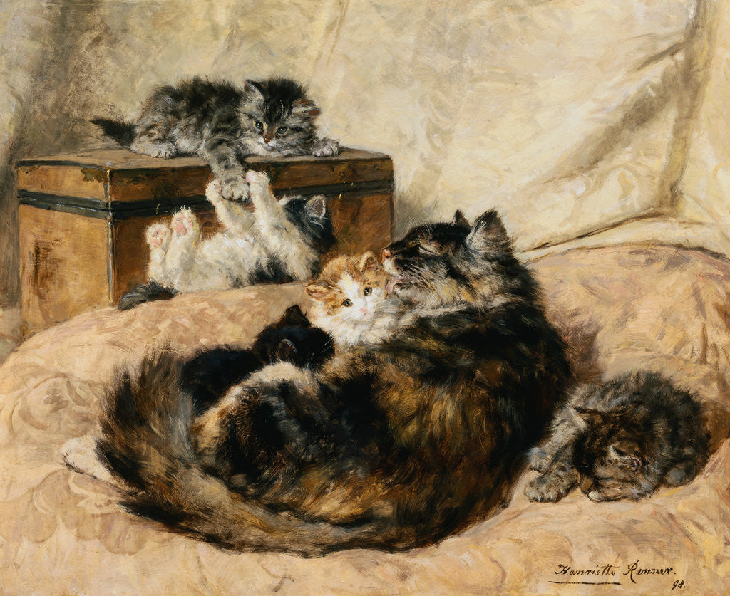 Detail of Mothercare by Henriette Ronner-Knip