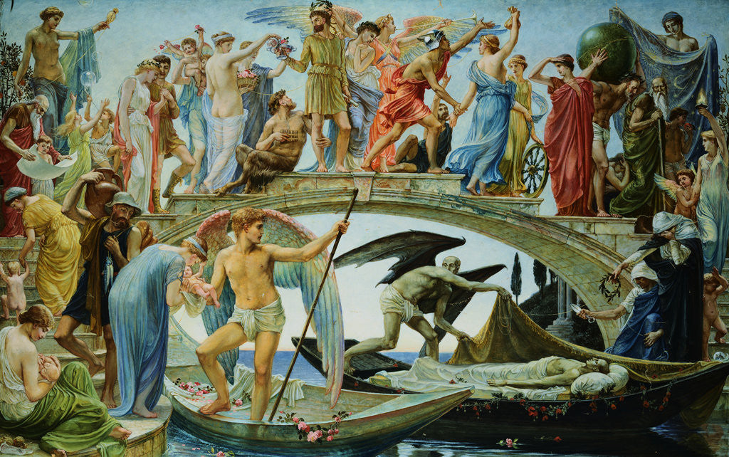 Detail of The Bridge of Life by Walter Crane