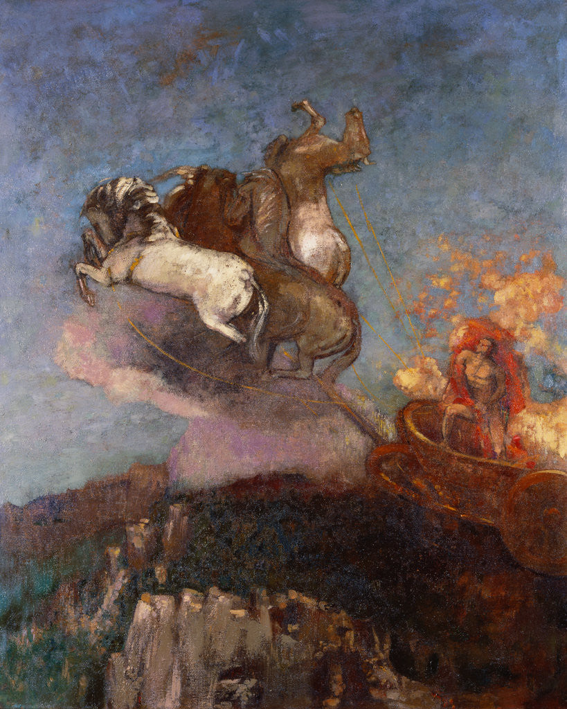 Detail of Apollo's Chariot by Odilon Redon