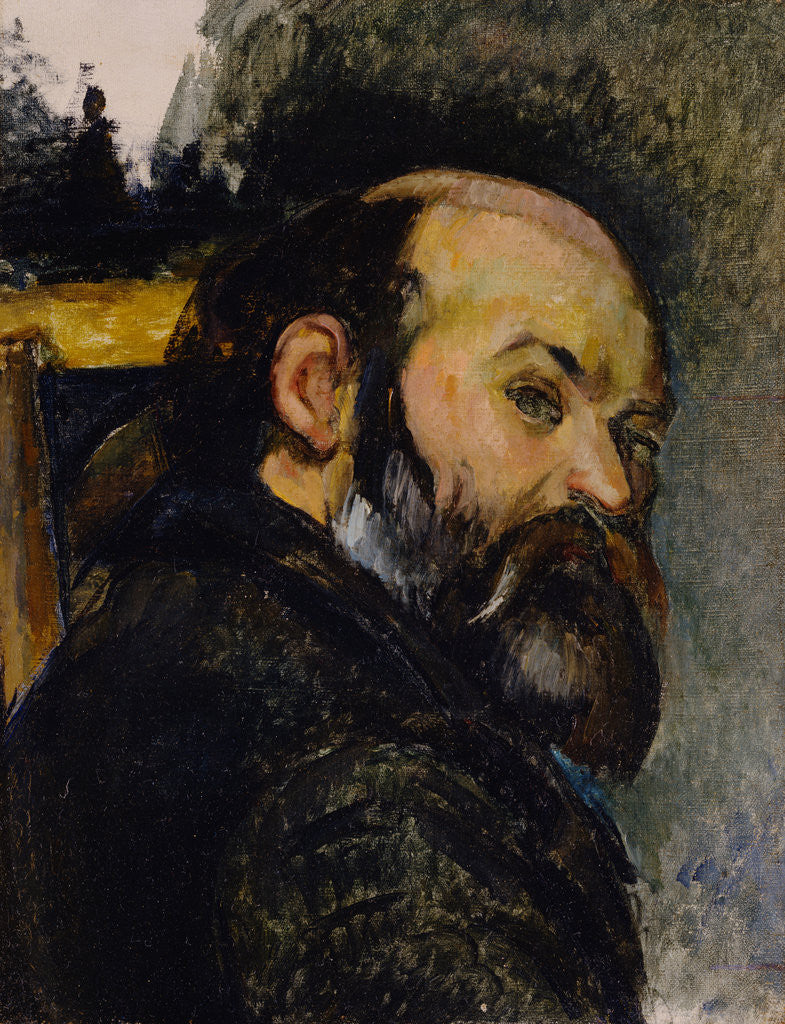 Detail of Portrait of the Artist by Paul Cezanne