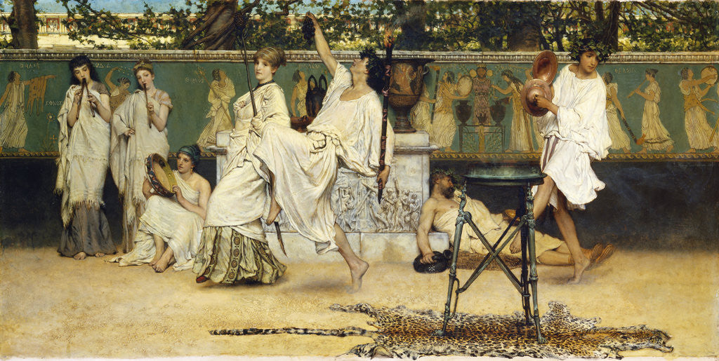 Detail of Bacchanal by Lawrence Alma-Tadema