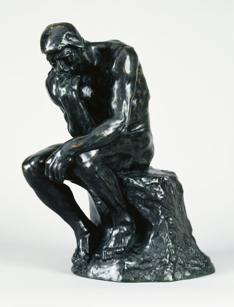 Detail of The Thinker by Auguste Rodin