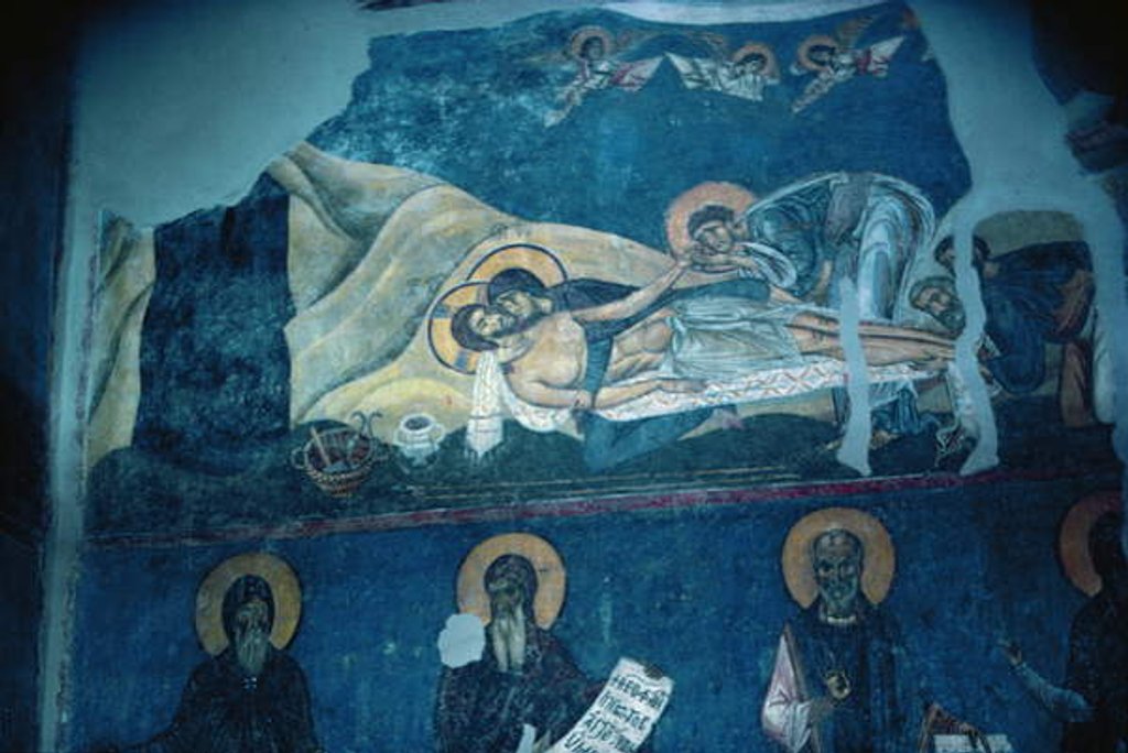 Detail of The Lamentation, c.1164 by Byzantine School