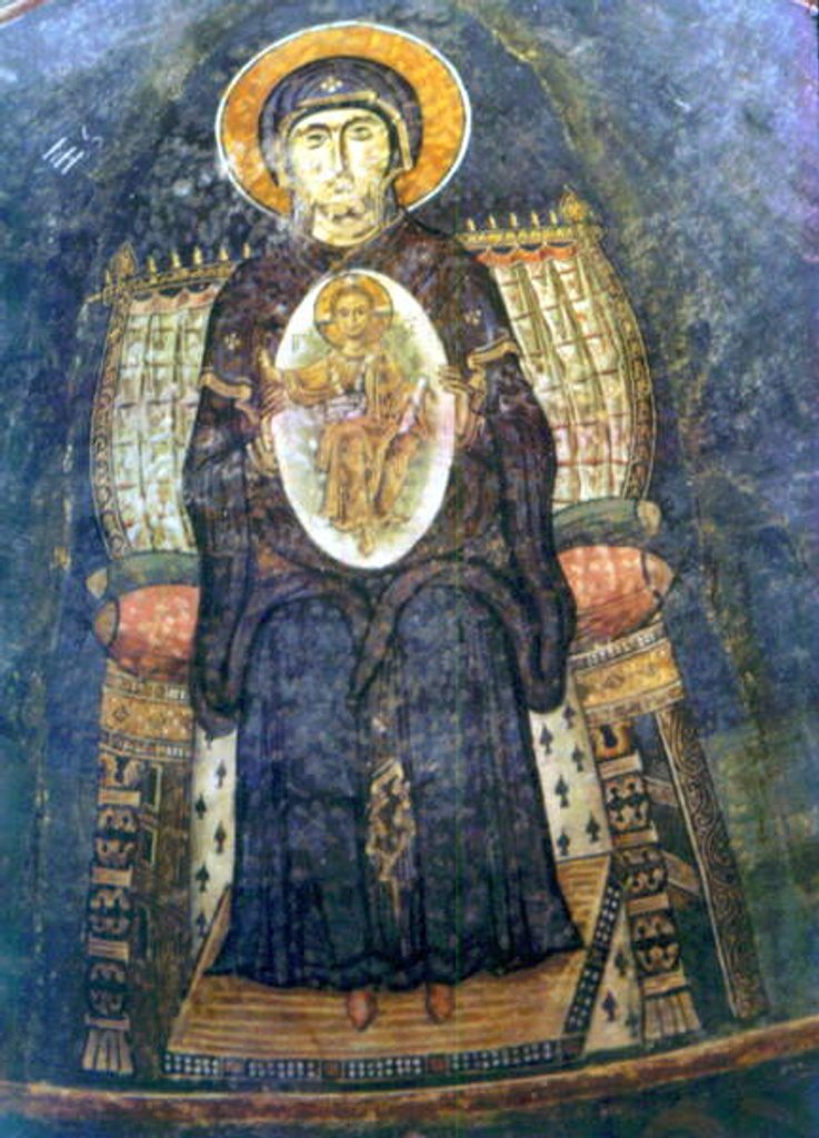 Detail of Madonna and Child by School Macedonian