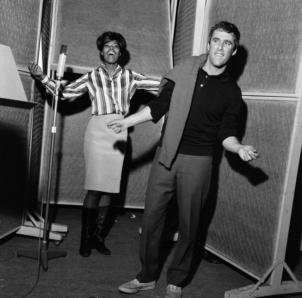 Detail of Dionne Warwick & Burt Bacharach, 1964 by Bela Zola