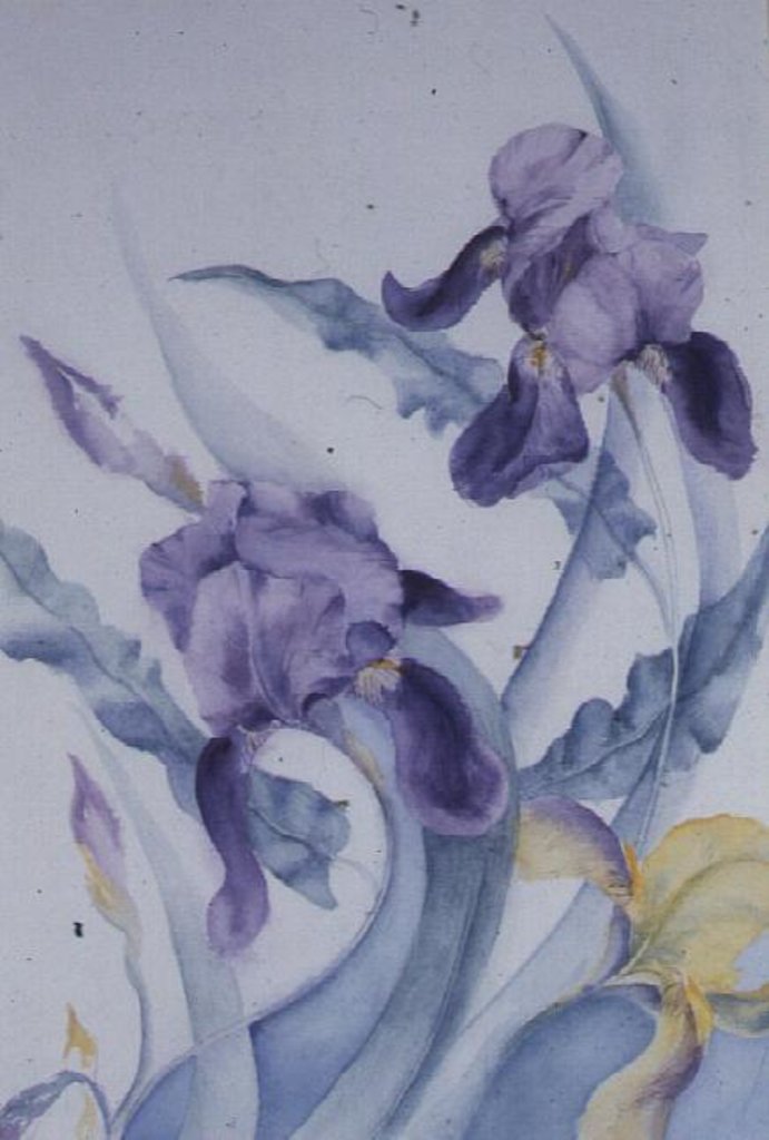 Detail of Iris, blue Mare by Karen Armitage