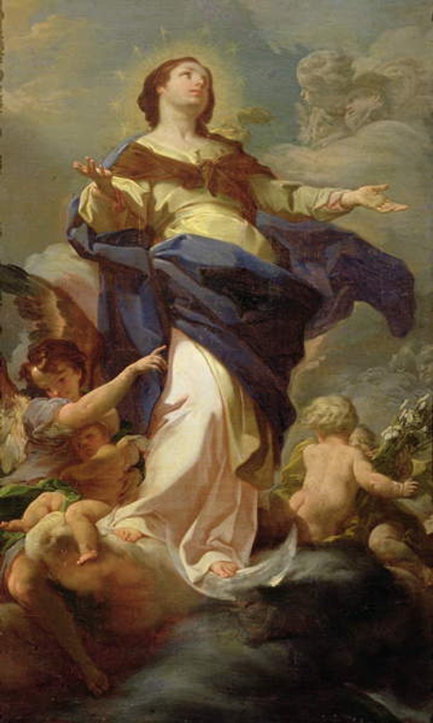 Detail of The Immaculate Conception by Corrado Giaquinto