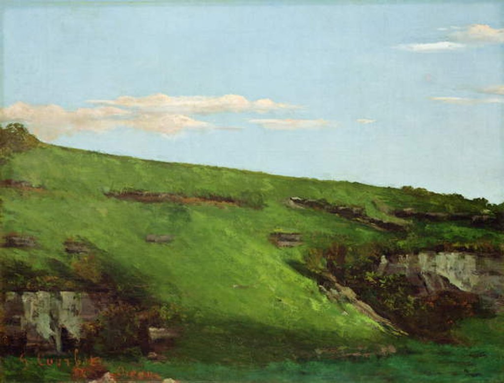 Detail of Wiesenhang near Ornans, 1862 by Gustave Courbet