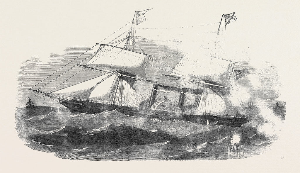 Detail of The Royal Mail Steamship La Plata by Anonymous