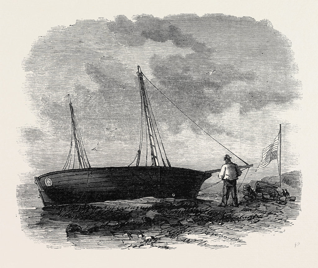 Detail of The Boat 'John T. Ford' which Crossed the Atlantic 1867 by Anonymous