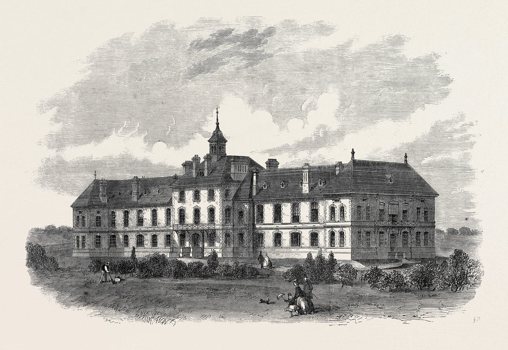 Detail of The Royal Surrey County Hospital UK 1866 by Anonymous