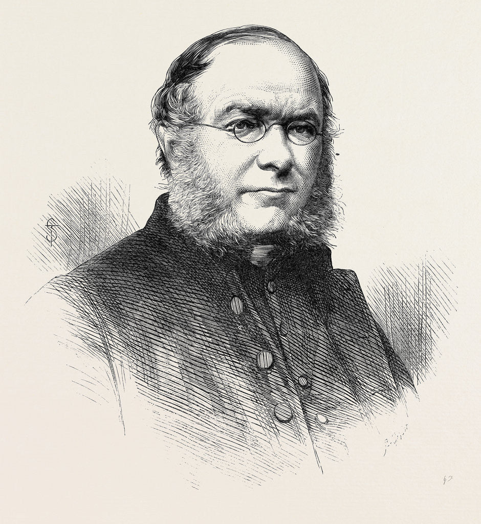 Detail of The Late Very Rev. H.L. Mansel D.D. Dean of St. Paul's 1871 by Anonymous