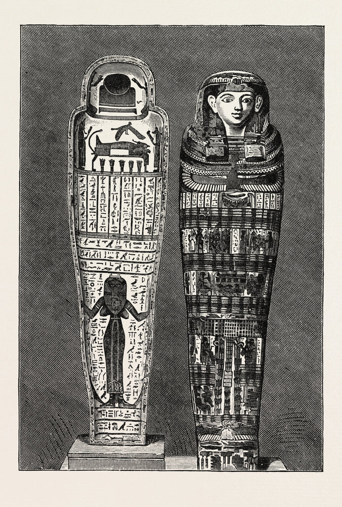 Detail of Mummy Case by Anonymous