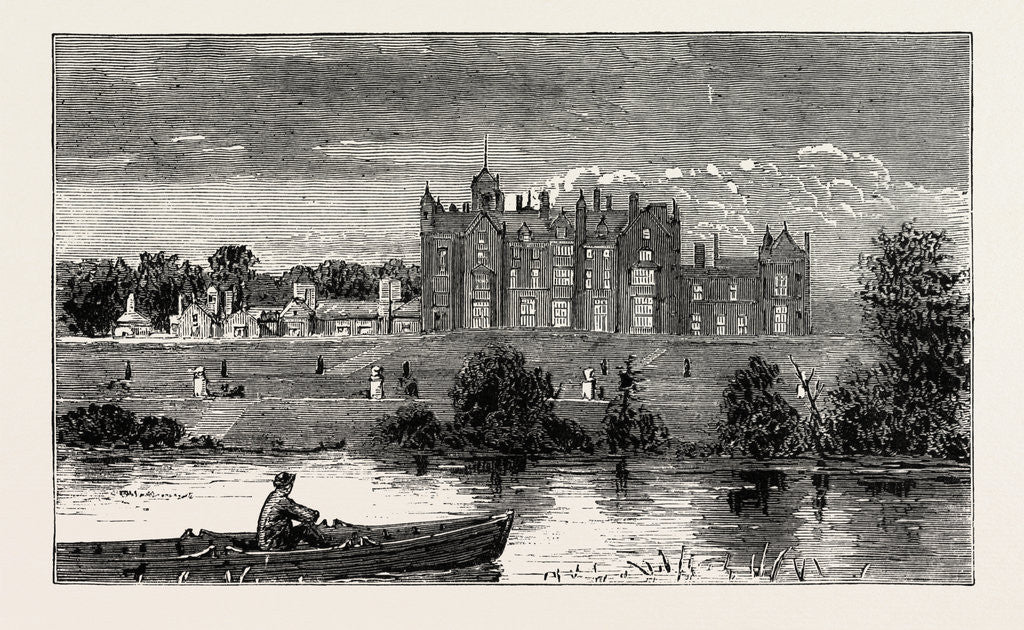 Detail of Worsley Hall, Seat of the Earl of Ellesmere by Anonymous