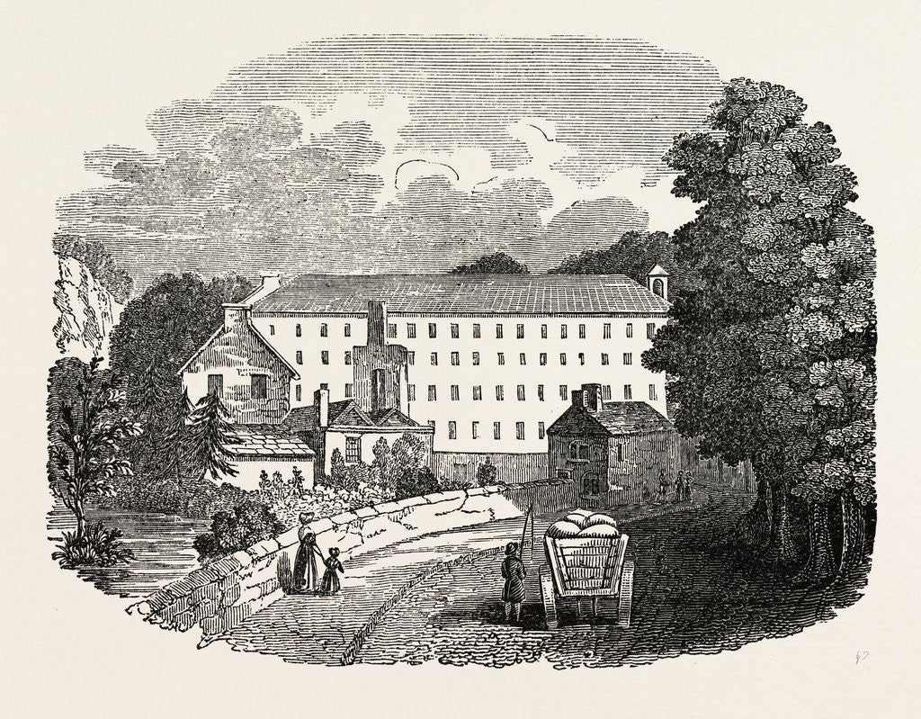 Detail of The First Cotton Mill at Cromford by Anonymous