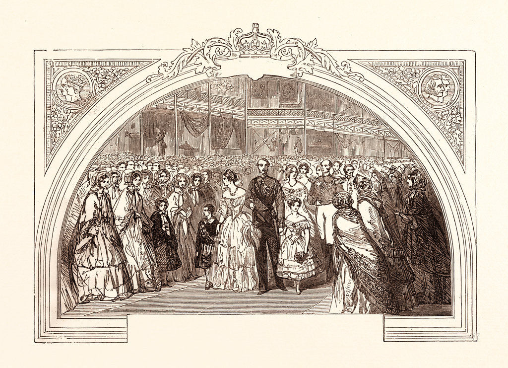 Detail of Opening of the Great Exhibition, May 1, 1851 by Anonymous