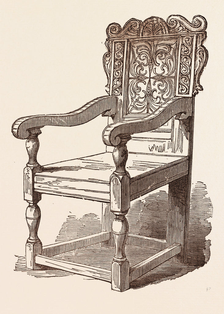 Detail of Sir Martin Frobisher's Chair by Anonymous