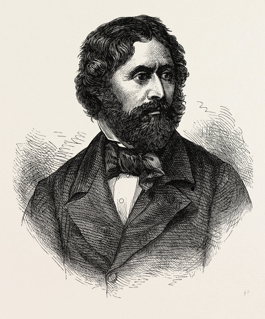 Detail of Portrait of John Charles Fremont by Anonymous