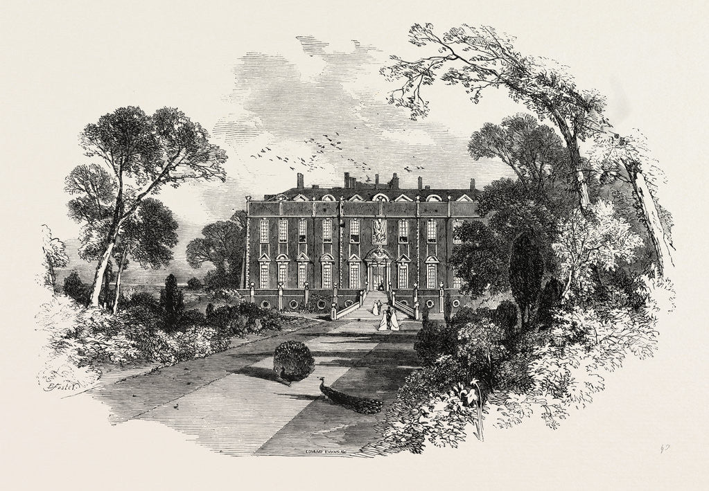 Detail of Croxteth Hall, Near Liverpool, the Seat of the Earl of Sefton by Anonymous