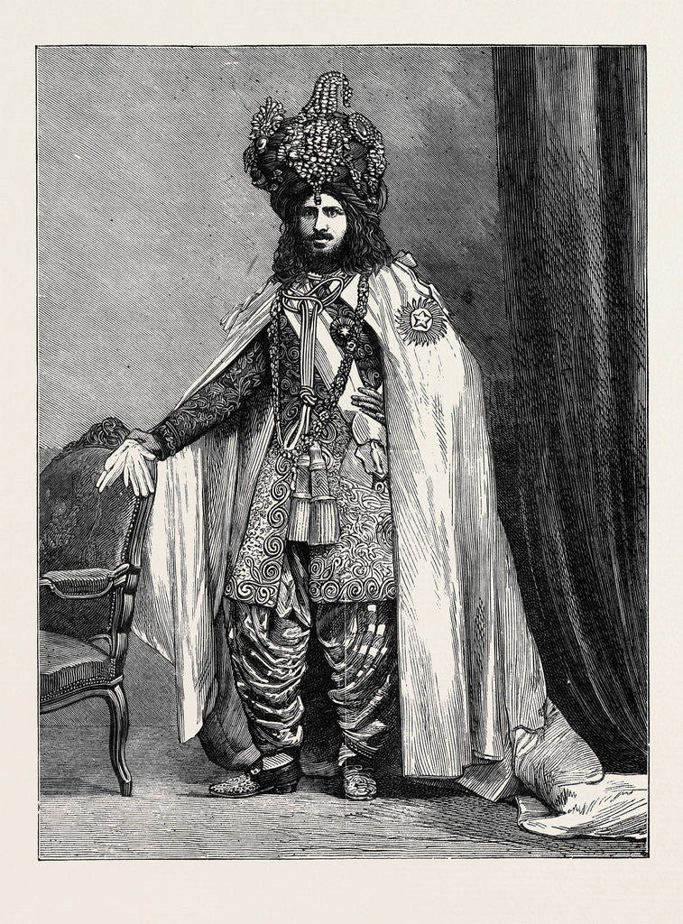 Detail of The Nawab of Bhawalpur, Who Recently Offered to Send a Detachment of Troops for Service in Egypt with the British Army by Anonymous