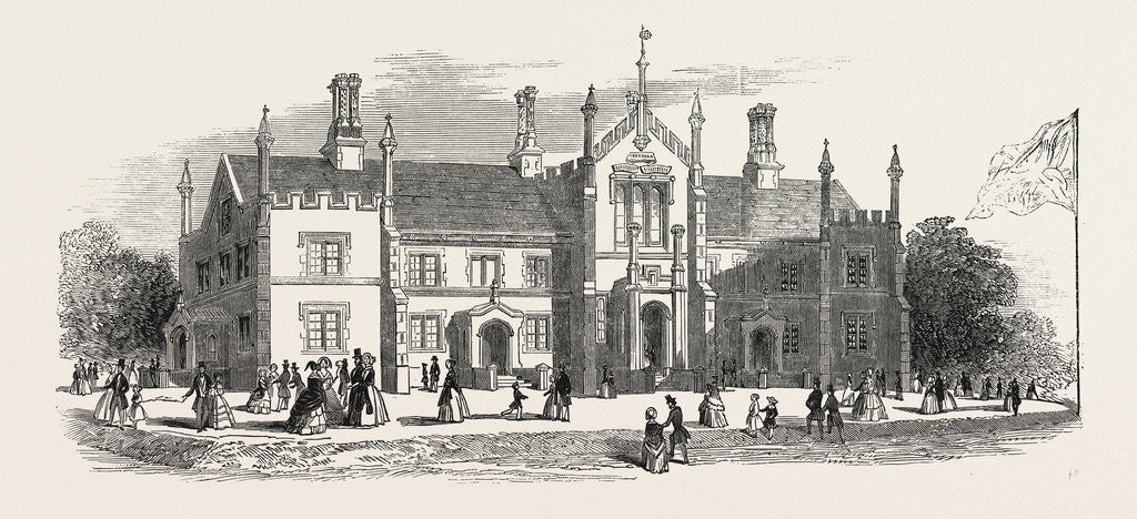 Detail of Opening of the Booksellers' Provident Retreat, at Abbots Langley, 1846 by Anonymous