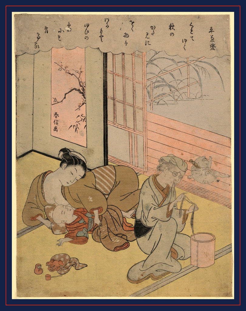 Detail of Taira no Kanemori by Suzuki Harunobu