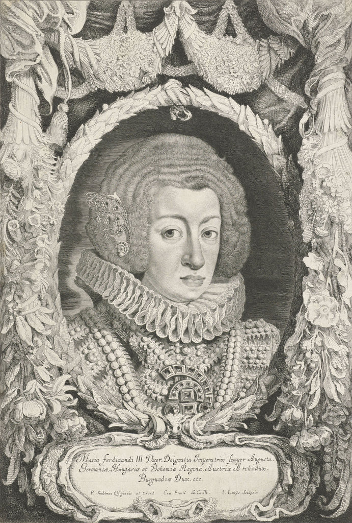 Detail of Portrait of Maria Anna of Spain by Ferdinand III