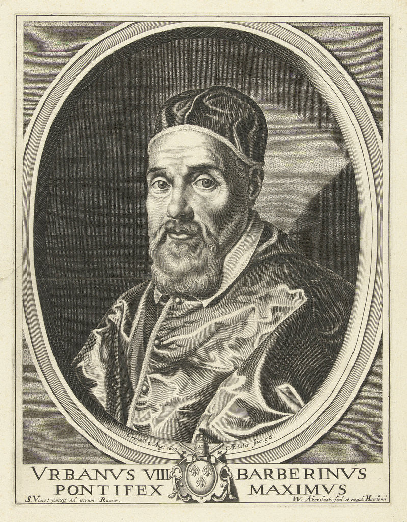 Detail of Portrait of Pope Urban VIII by Willem Outgertsz. Akersloot