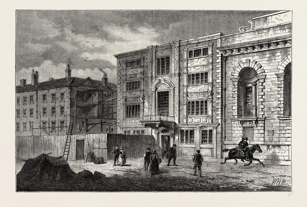 Detail of The Old Post Office, in Lombard Street, About 1800, 19th Century by Anonymous