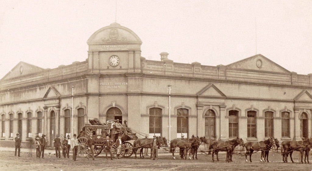 Detail of Post Office and National Bk Pretoria, South Africa by Coch