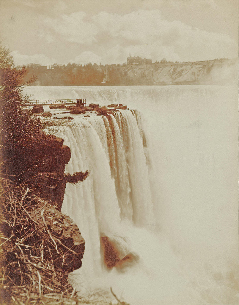 Detail of Horseshoe falls by Anonymous