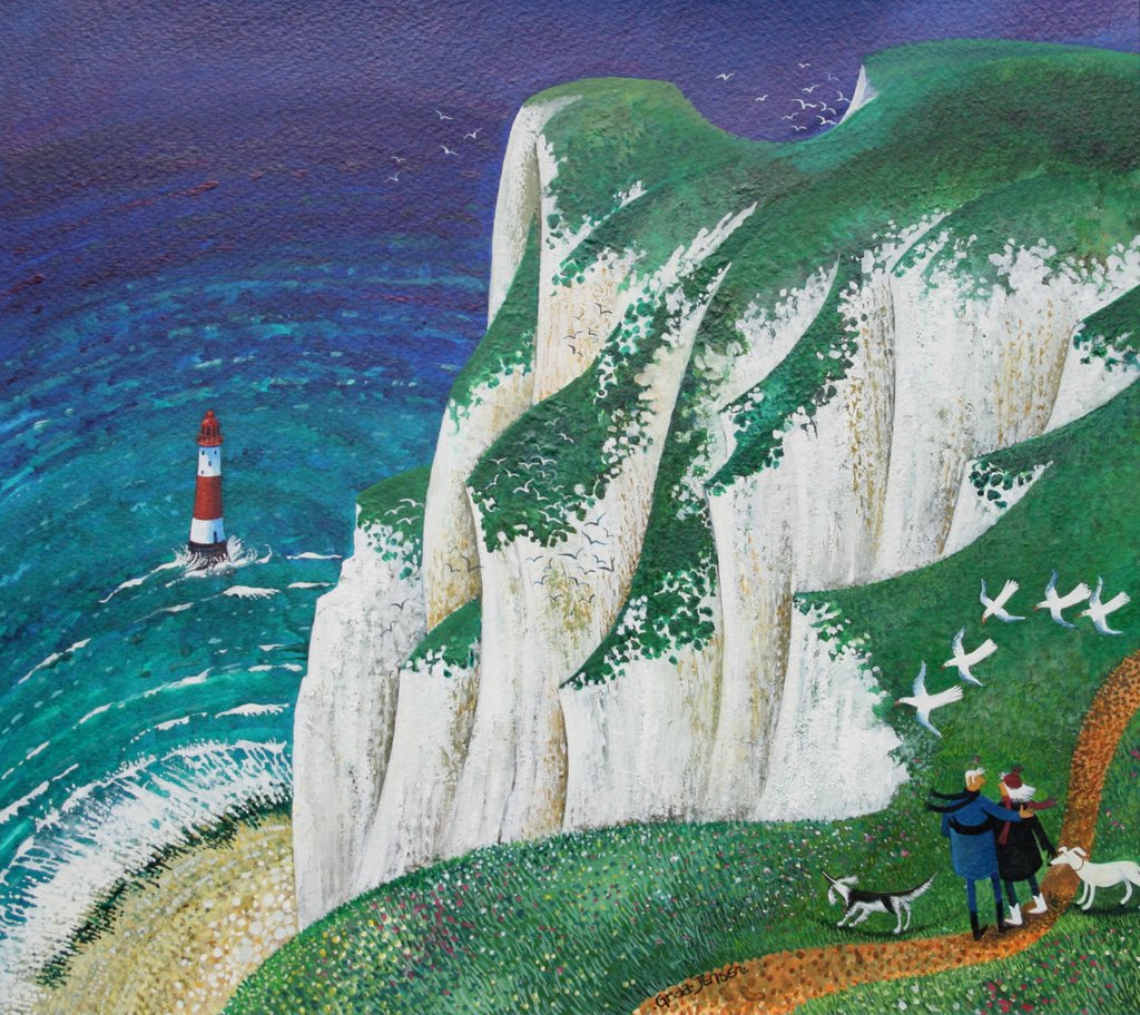 Detail of Cliff Hanger by Lisa Graa Jensen