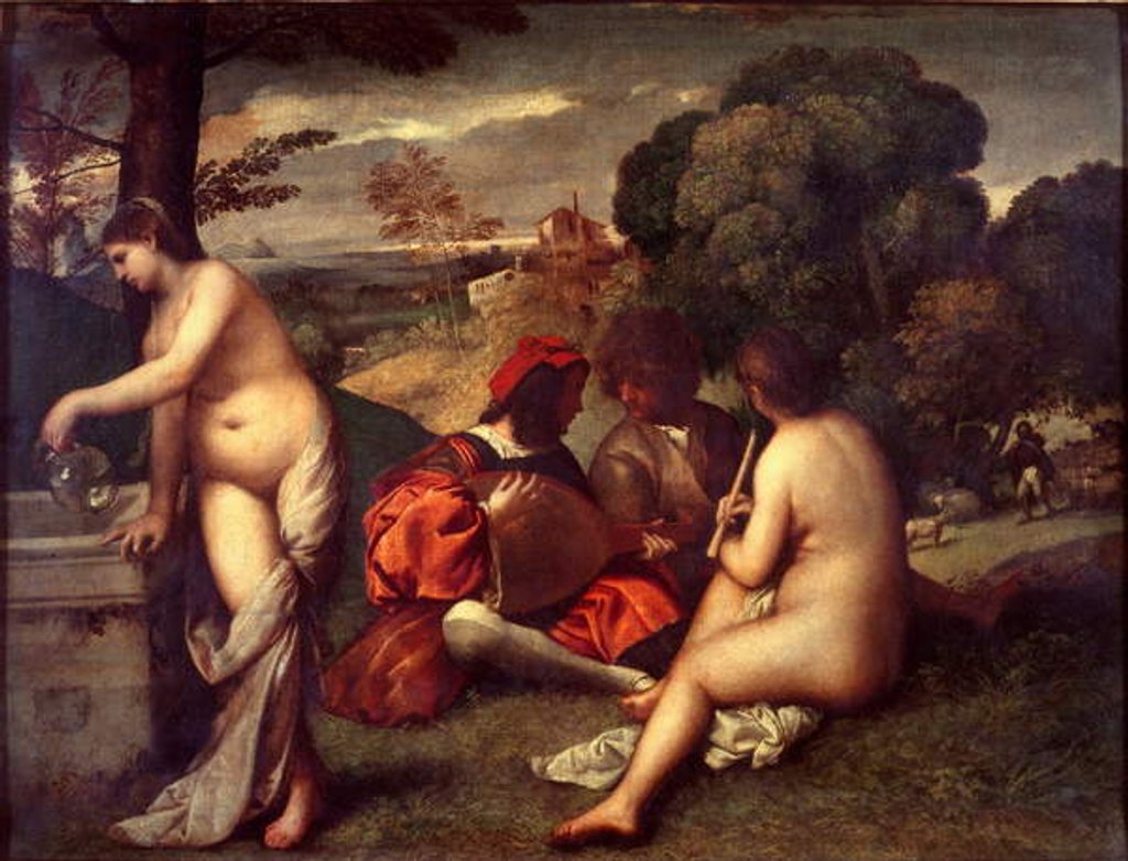 Detail of The Pastoral Concert by Titian