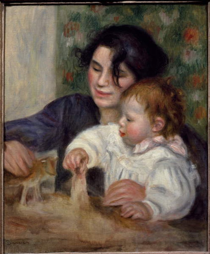 Detail of Gabrielle et Jean, circa 1895 by Pierre Auguste Renoir