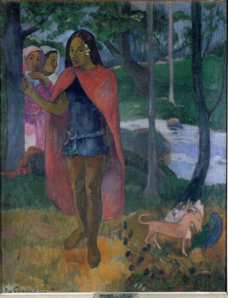 Detail of The Sorcerer of Hiva Oa, 1902 by Paul Gauguin