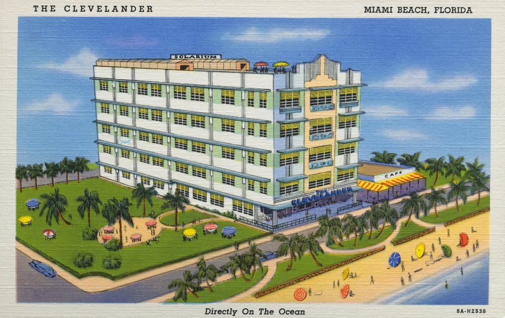 Detail of The Clevelander Hotel by Corbis