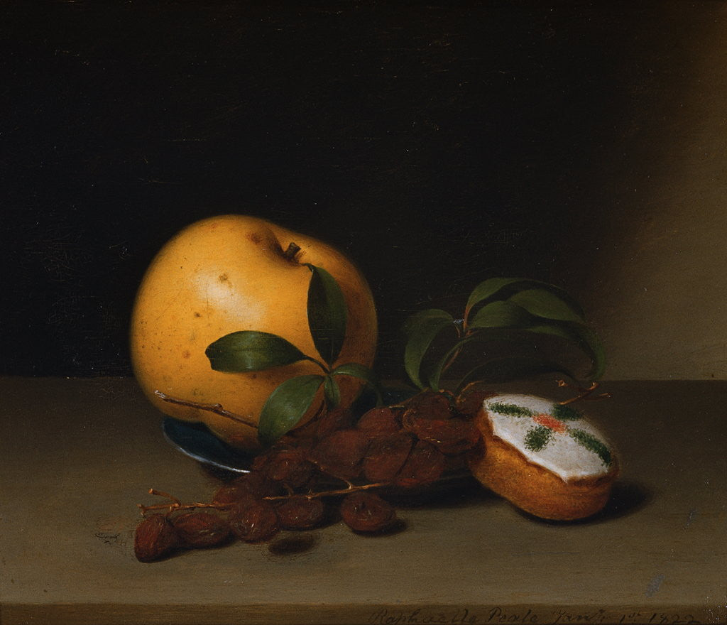 Detail of Still Life with Cake by Raphaelle Peale