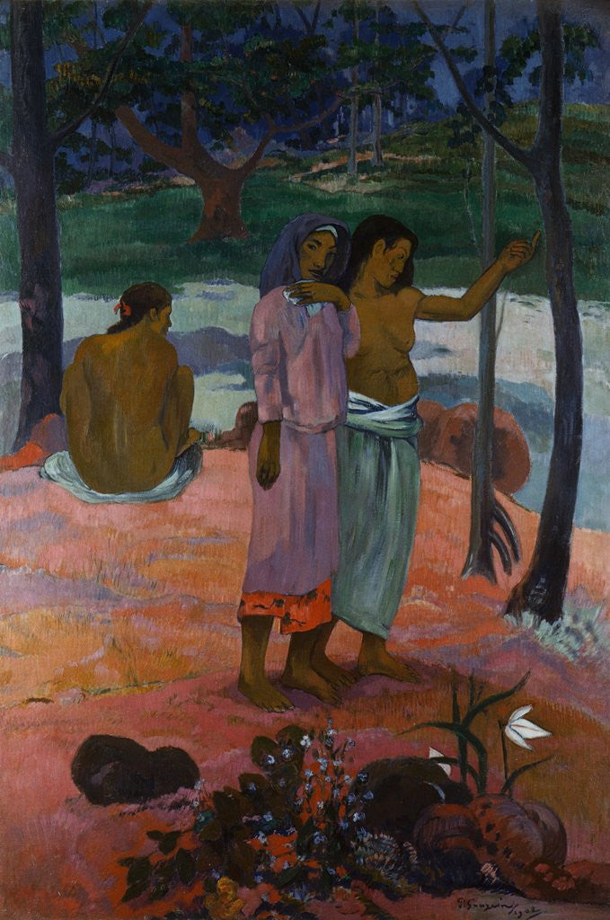 Detail of The Call by Paul Gauguin