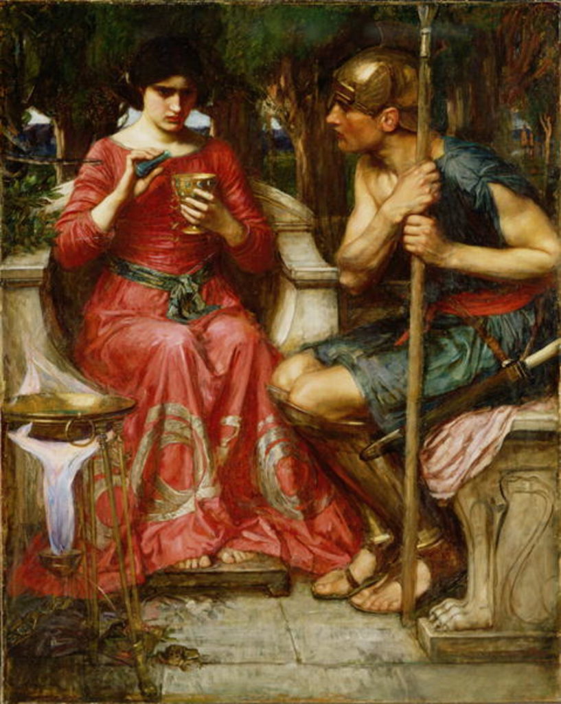 Detail of Jason and Medea, 1907 by John William Waterhouse