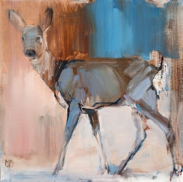 Detail of Doe a Deer, 2014 by Mark Adlington