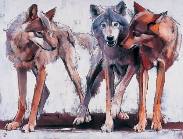 Detail of Pack Leaders, 2001 by Mark Adlington