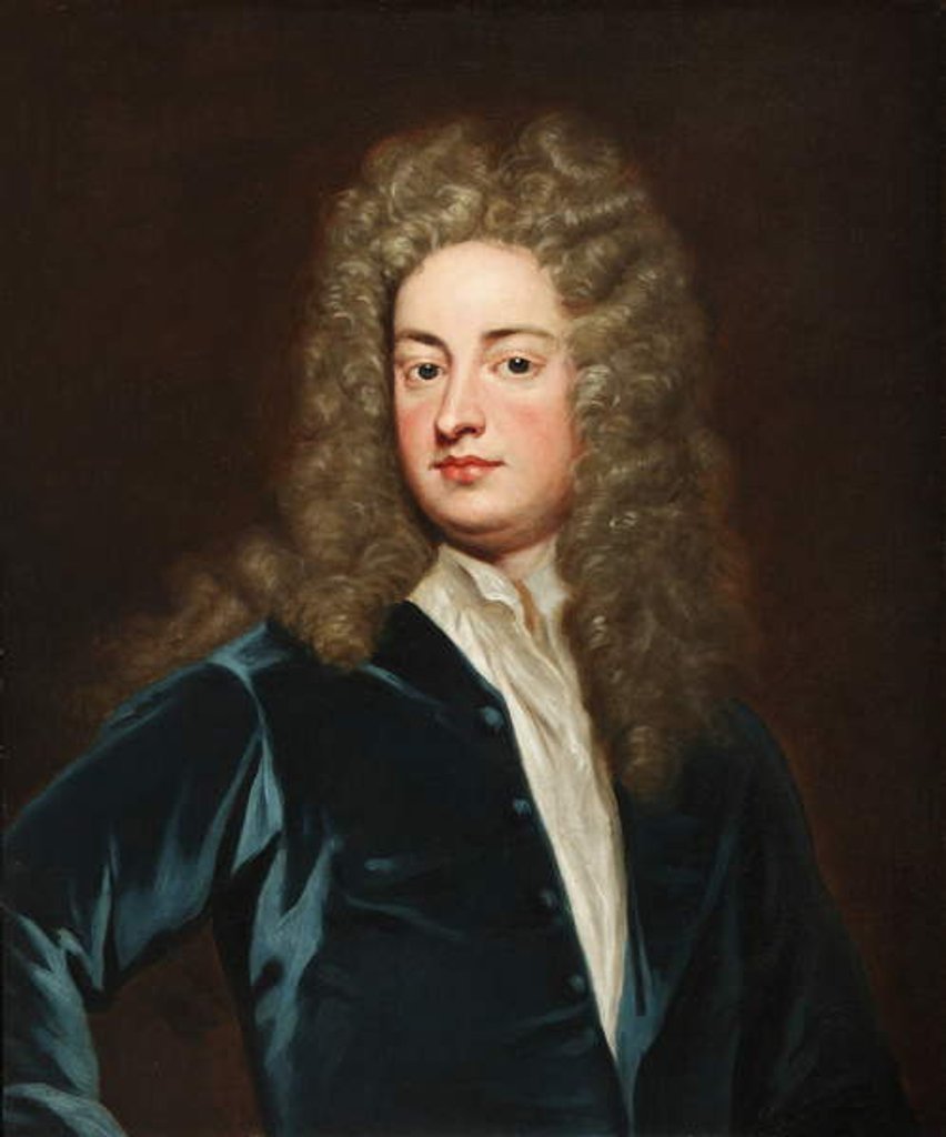 Detail of Joseph Addison by Godfrey Kneller