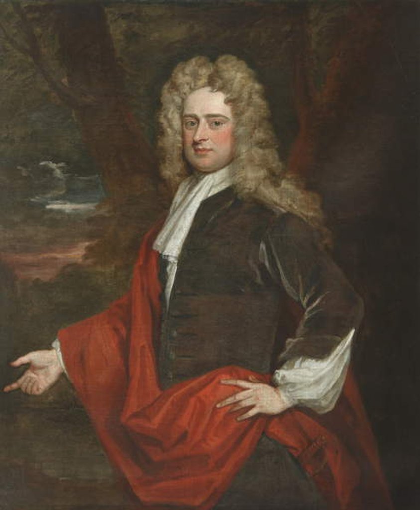 Detail of Joseph Addison, 1718 by Godfrey Kneller