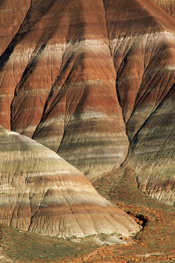 Detail of Striated Rock Formations by Corbis