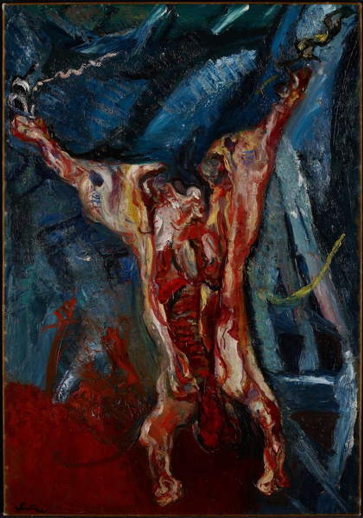 Detail of Carcass of Beef, 1925 by Chaim Soutine