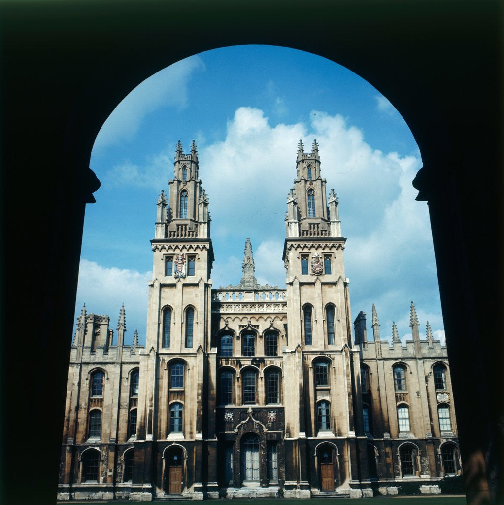 Detail of All Souls College in Oxford by Staff