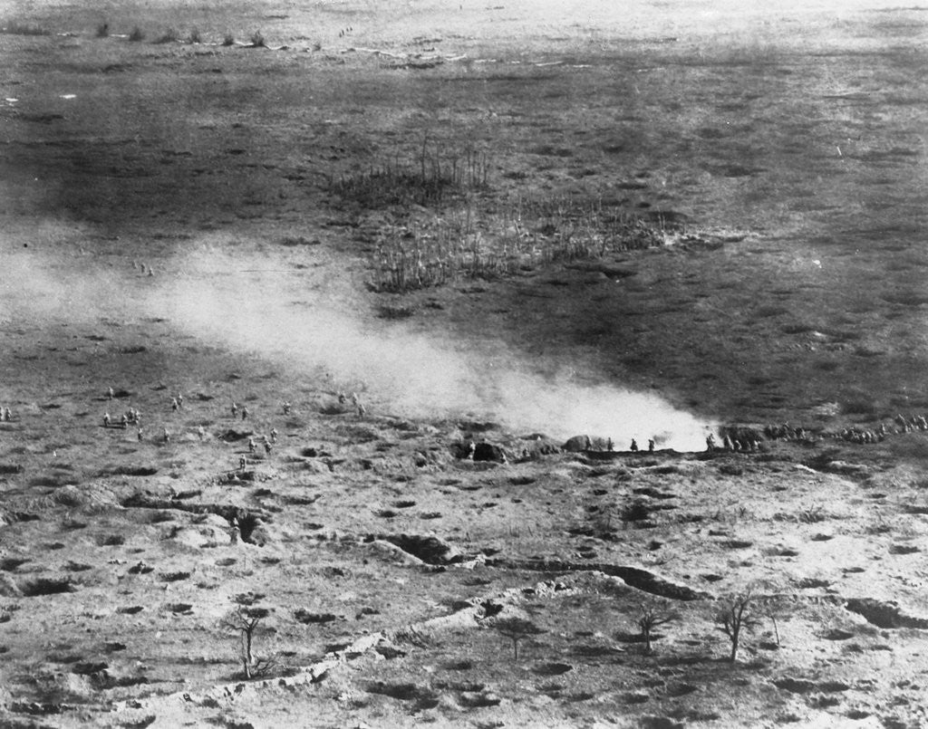 Detail of Aerial View of Battle of the Somme by Corbis