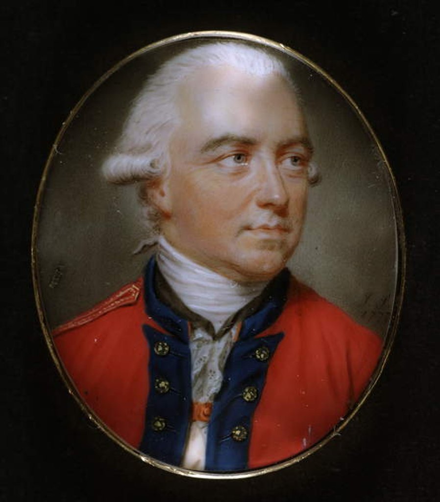 Detail of General Sir Henry Clinton c.1777 by John Smart